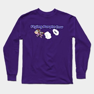 Flying Purple Cow Long Sleeve T-Shirt